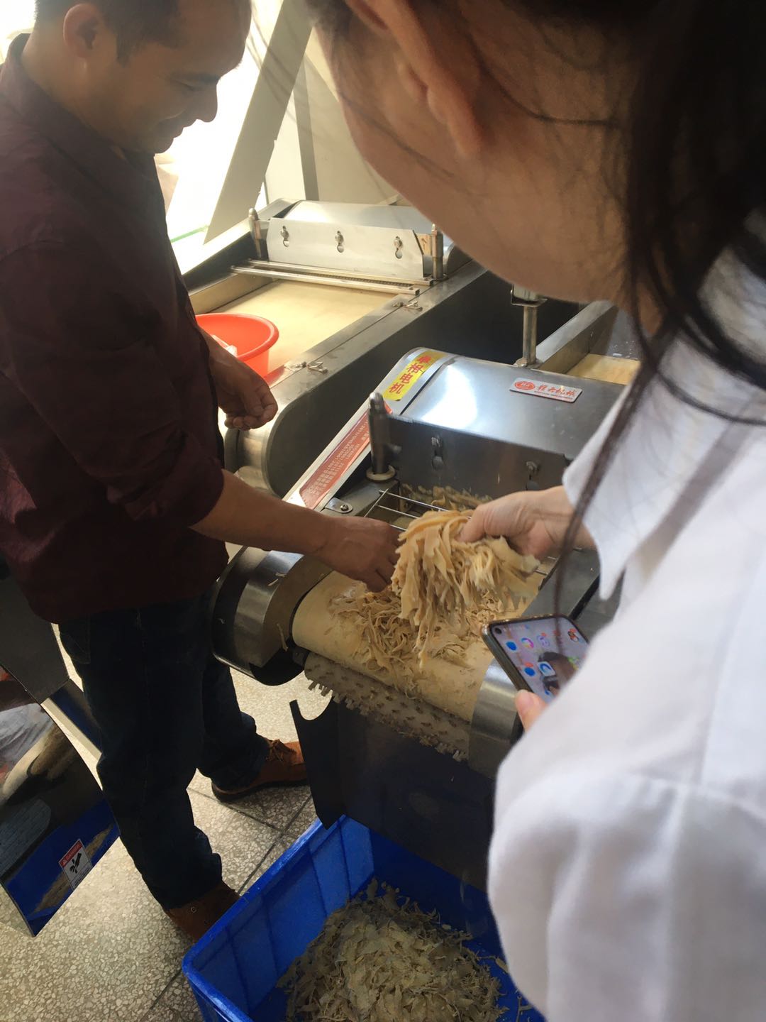 多功能切菜机切笋干效果 多功能切菜机切笋干效果